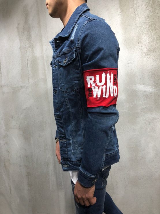 Men Street-wear ripped denim jacket - Image 3