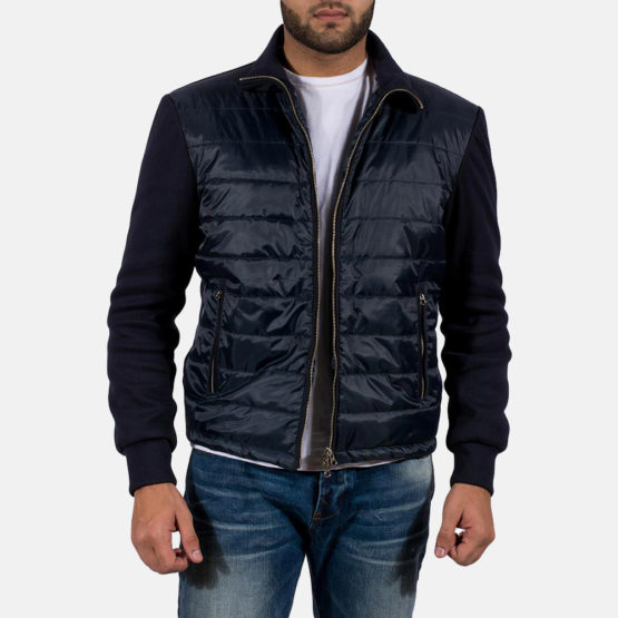 men Nashville Quilted windbreaker bomber jacket