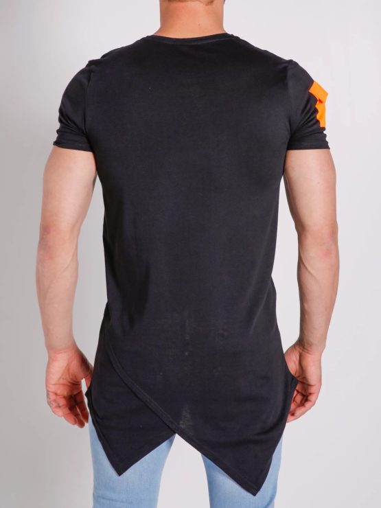 SLEEVED POCKET ASYMMETRICAL T-SHIRT - Image 2